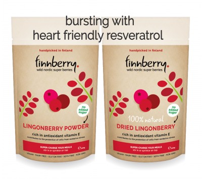 lingonberry, powder & dried berries bundle